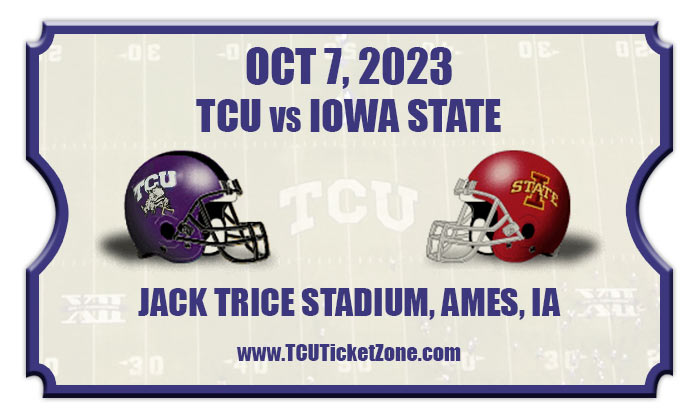 Tcu Horned Frogs Vs Iowa State Cyclones Football Tickets