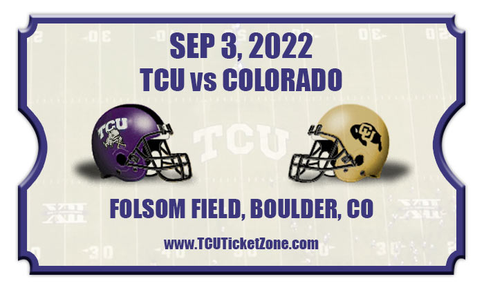 Tcu Horned Frogs Vs Colorado Buffaloes Football Tickets 090222 1464