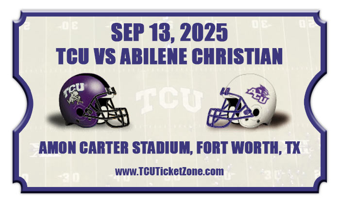 2025 Tcu Vs Abilene Christian